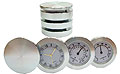 Relojes con logo Plegable de metal Capital Federal