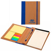 libreta ecologica personalizada con logo con elastico