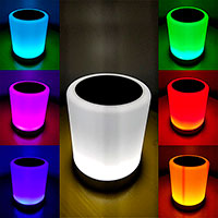Parlante Bluetooth con luces por Mayor