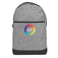 Mochila Porta notebook gris personalizada por mayor