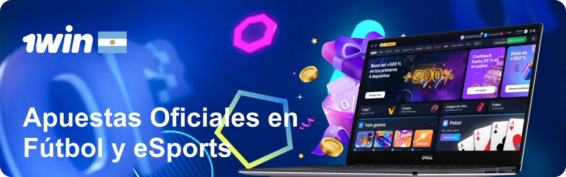 1Win Argentina - Apuestas Oficiales en Fútbol y eSports
